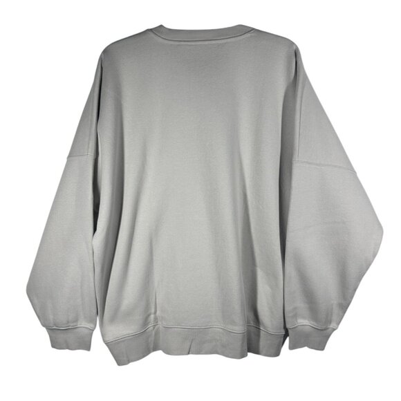 Tuff Athletics Crewneck Sweatshirt Women Size XXL Polyester Cotton Beige - Picture 2 of 9